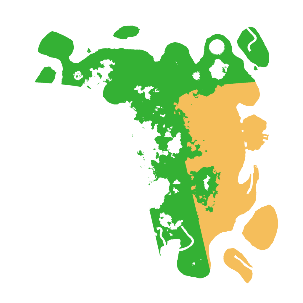 Biome Rust Map: Procedural Map, Size: 3500, Seed: 881004562