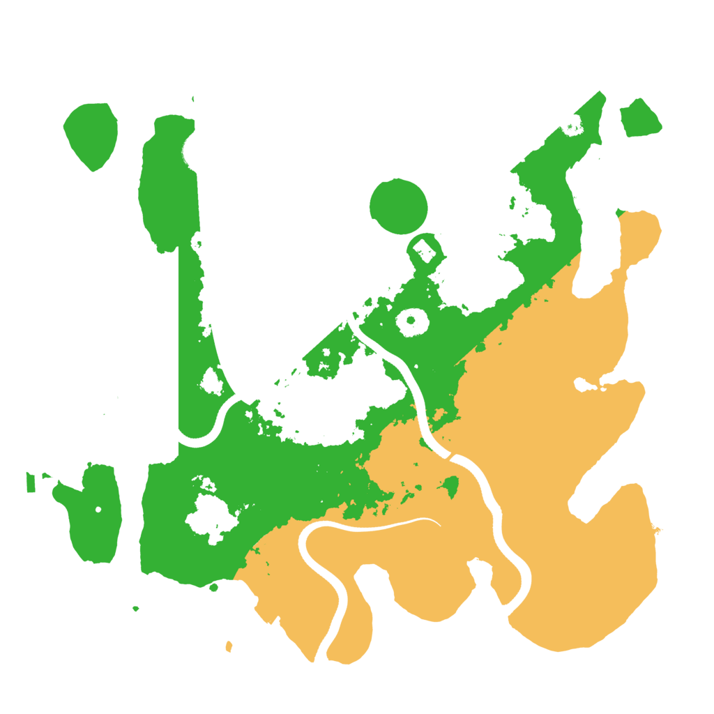 Biome Rust Map: Procedural Map, Size: 3500, Seed: 359785217