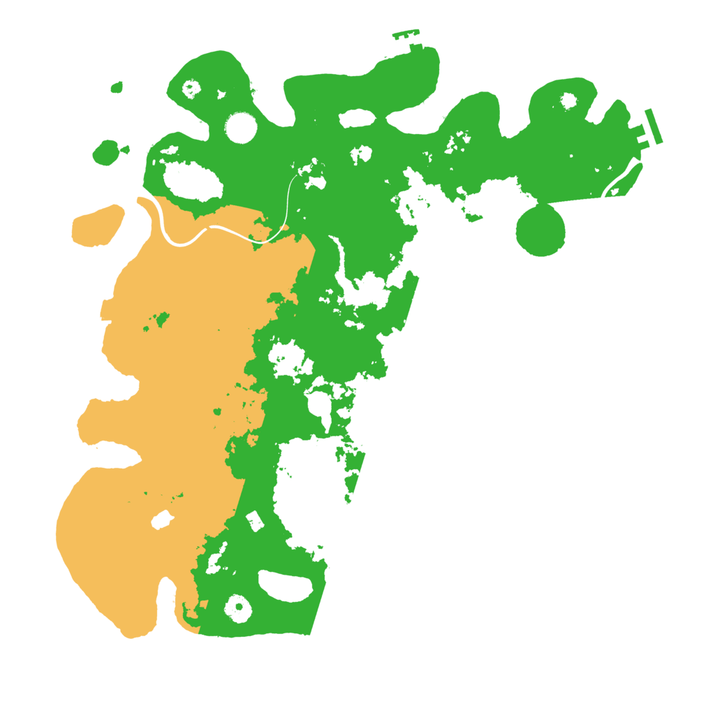Biome Rust Map: Procedural Map, Size: 4000, Seed: 754057641