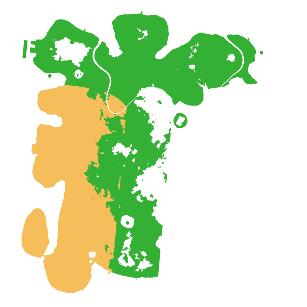 Biome Rust Map: Procedural Map, Size: 3500, Seed: 503158830