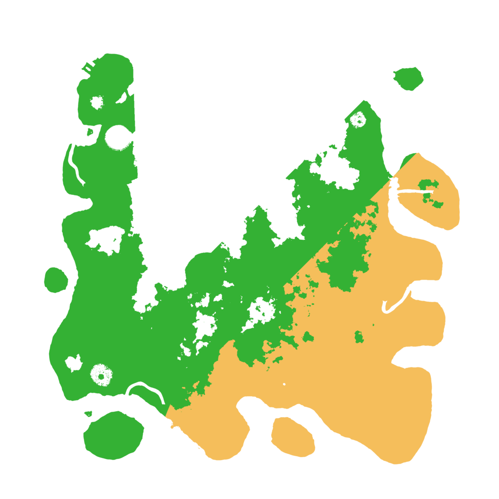 Biome Rust Map: Procedural Map, Size: 3500, Seed: 20230117
