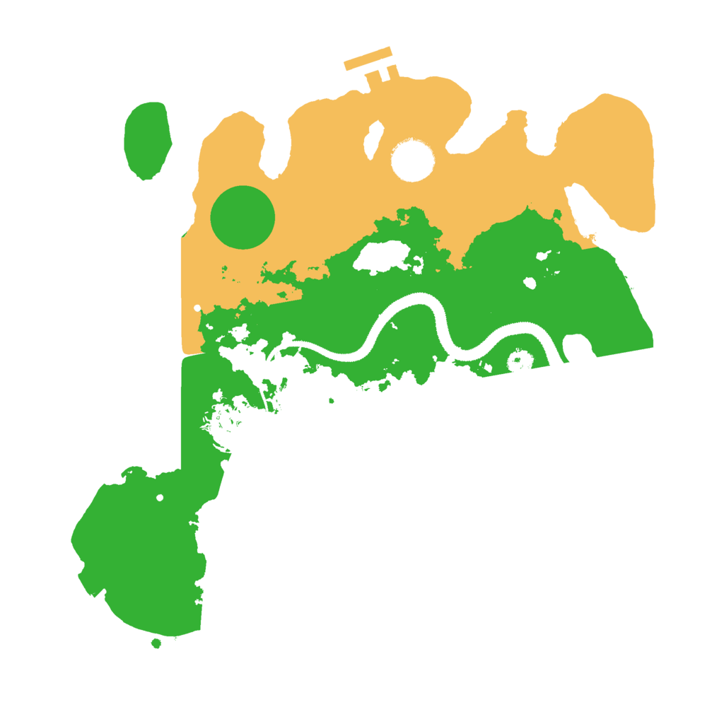 Biome Rust Map: Procedural Map, Size: 3000, Seed: 1615268452