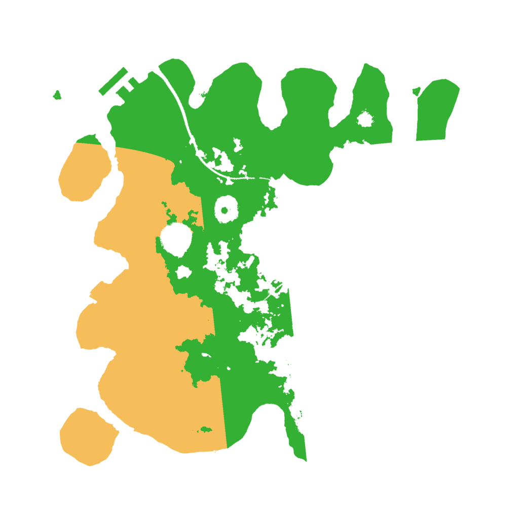 Biome Rust Map: Procedural Map, Size: 3000, Seed: 3145123