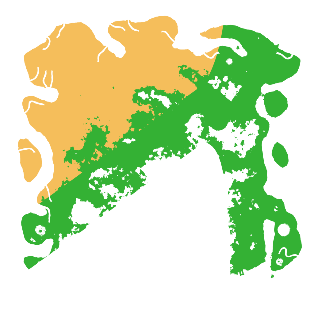 Biome Rust Map: Procedural Map, Size: 4500, Seed: 182240