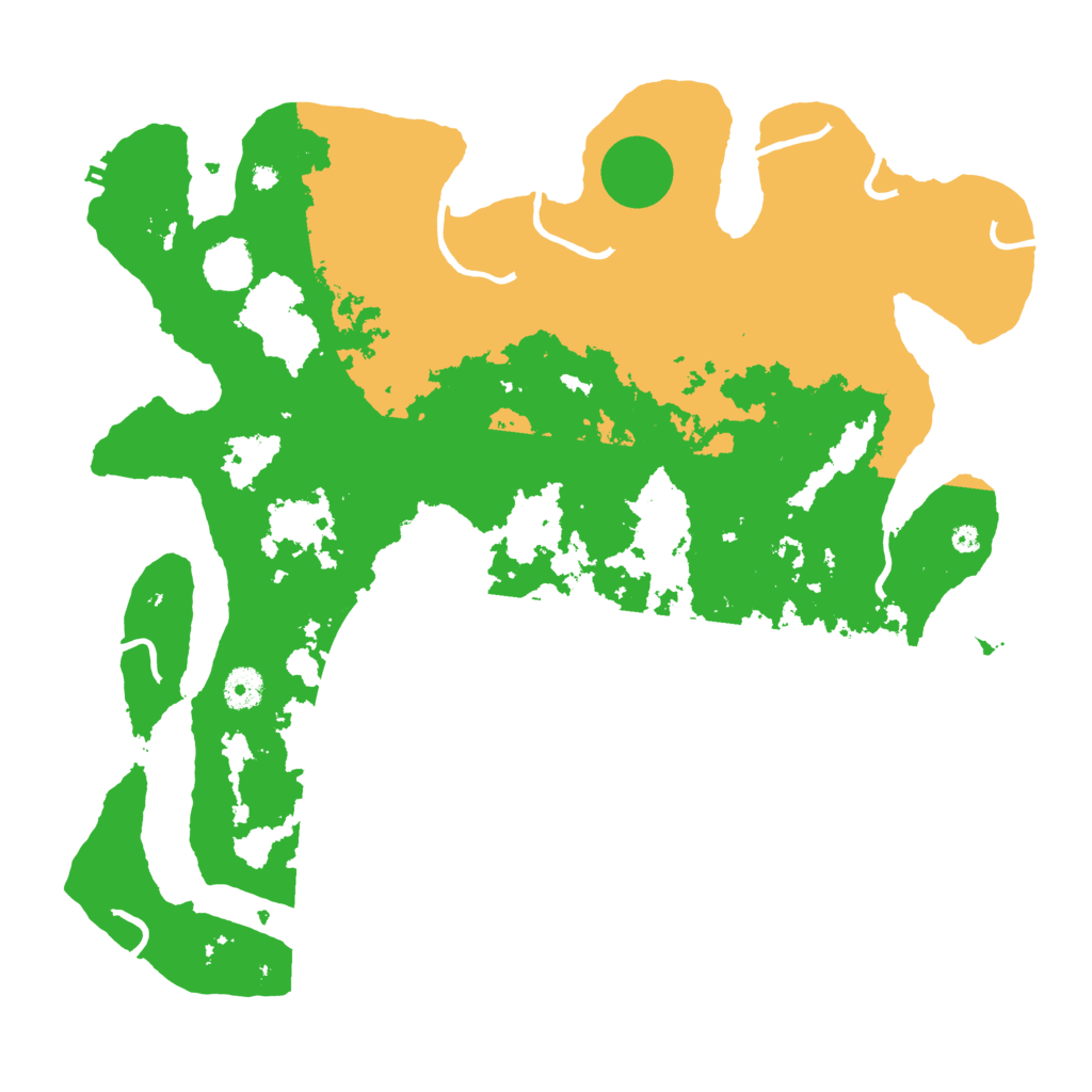 Biome Rust Map: Procedural Map, Size: 4000, Seed: 574174800