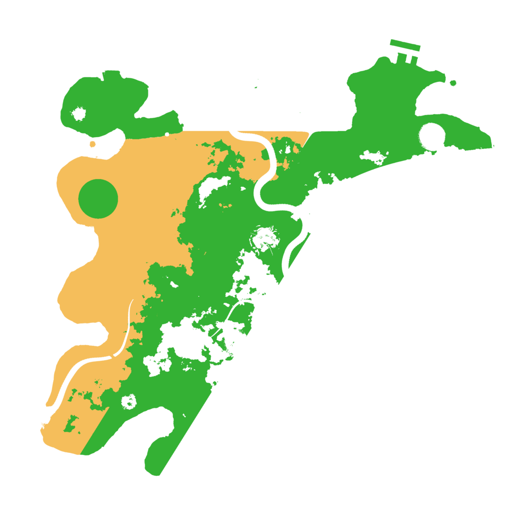 Biome Rust Map: Procedural Map, Size: 3500, Seed: 1659621391