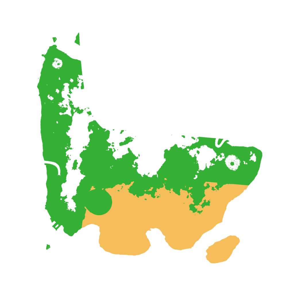 Biome Rust Map: Procedural Map, Size: 3000, Seed: 1623294