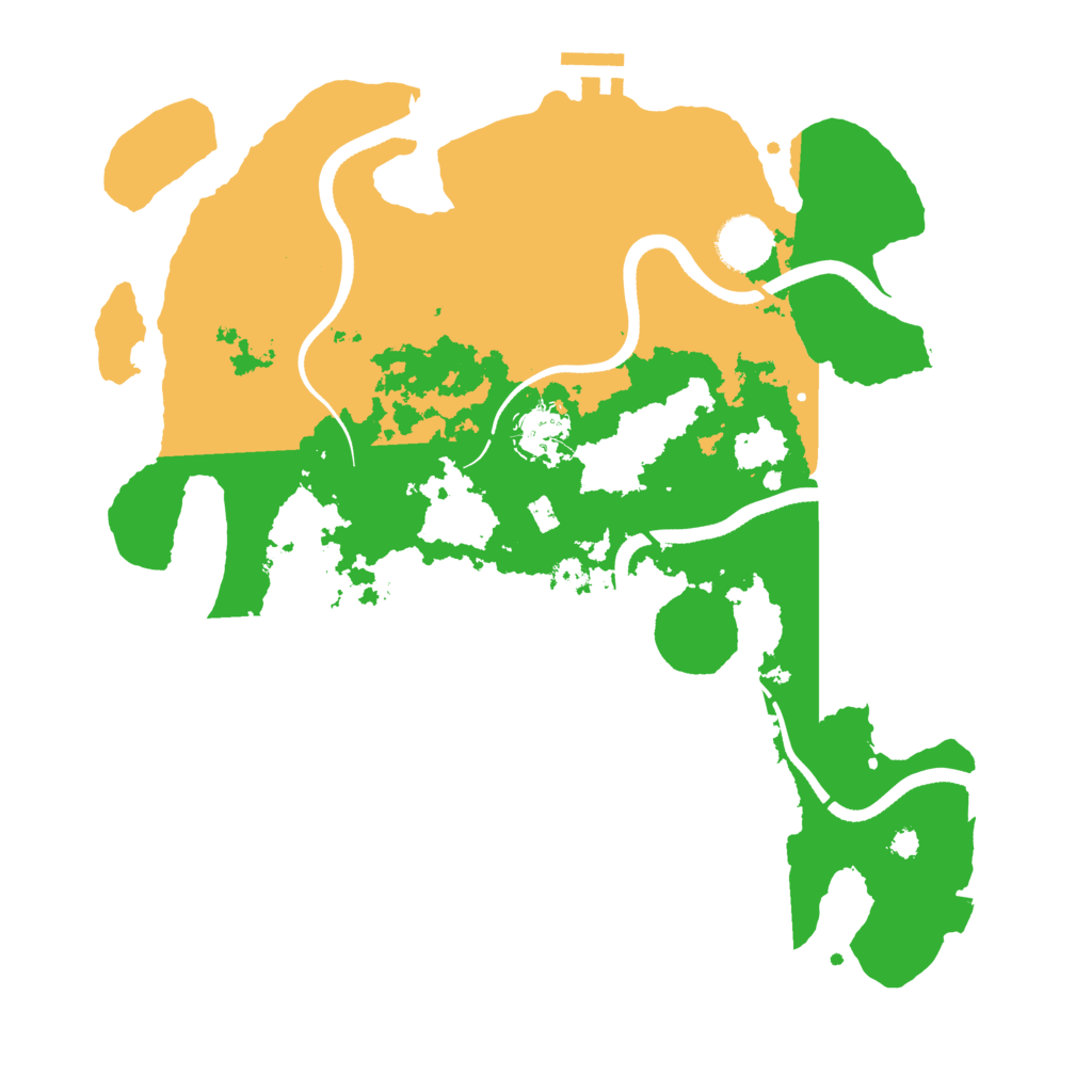 Biome Rust Map: Procedural Map, Size: 3500, Seed: 33111318