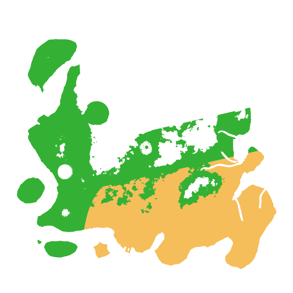 Biome Rust Map: Procedural Map, Size: 3500, Seed: 42887438