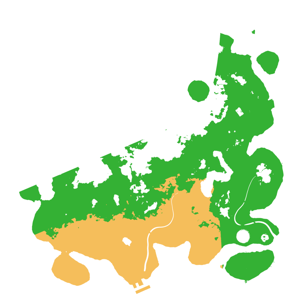 Biome Rust Map: Procedural Map, Size: 4000, Seed: 213318