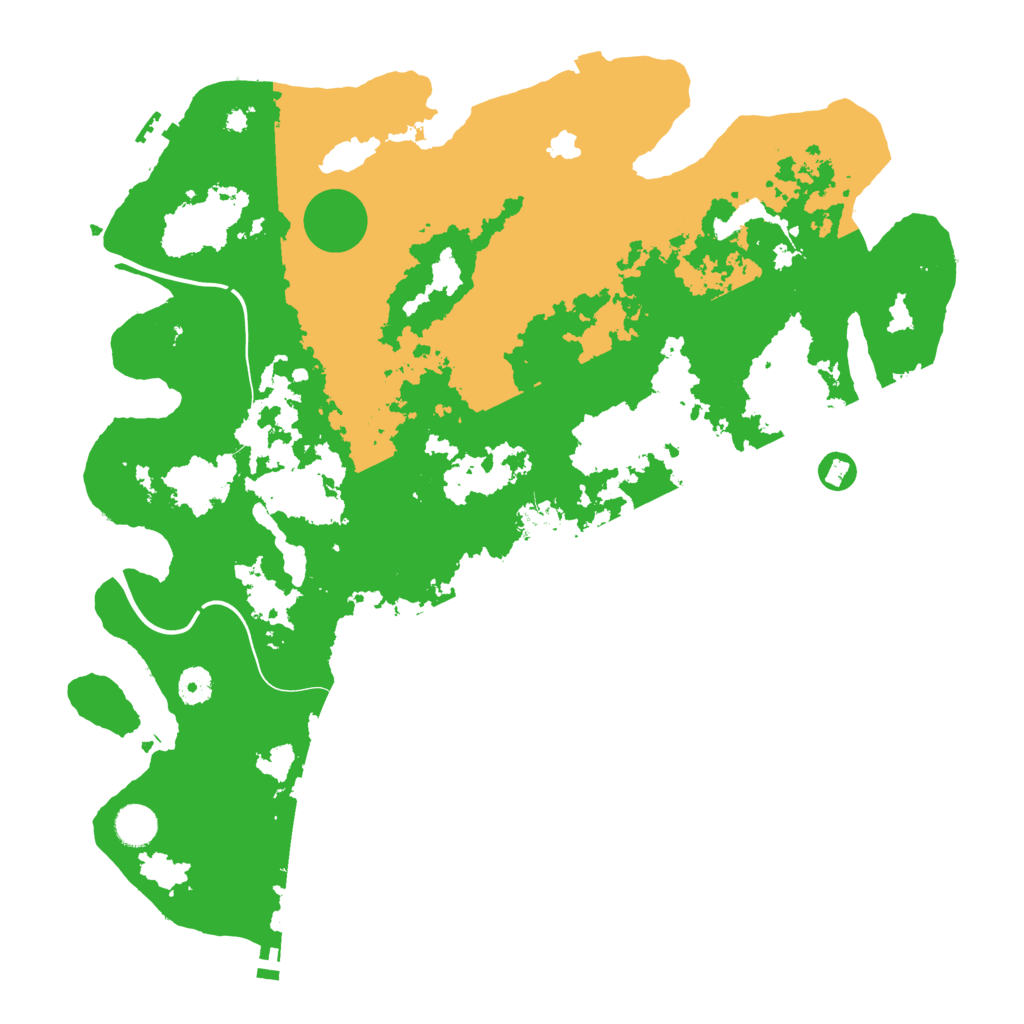 Biome Rust Map: Procedural Map, Size: 4250, Seed: 1403704960