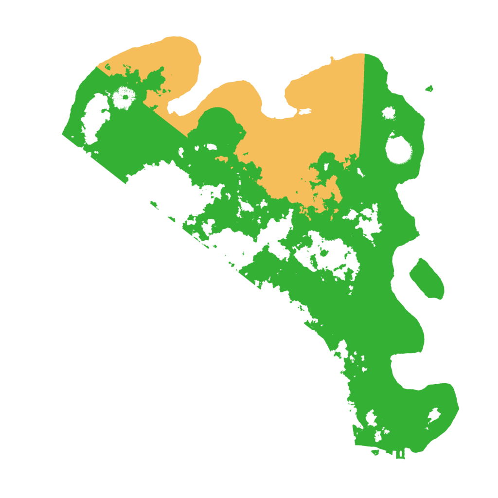 Biome Rust Map: Procedural Map, Size: 3500, Seed: 72417359