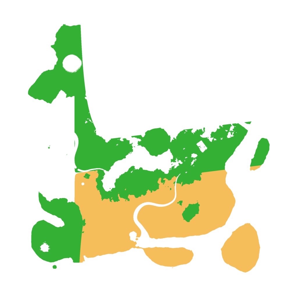 Biome Rust Map: Procedural Map, Size: 3000, Seed: 11789