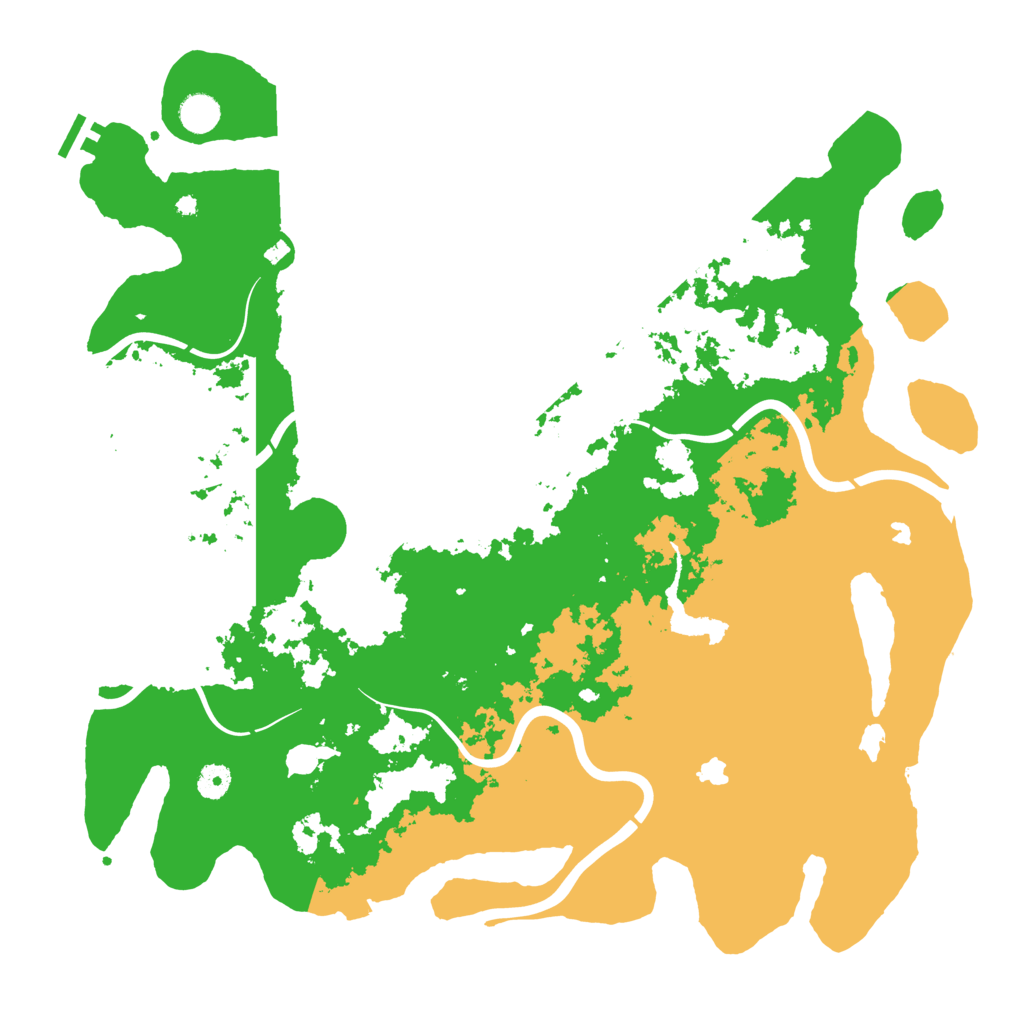 Biome Rust Map: Procedural Map, Size: 4500, Seed: 1379645922