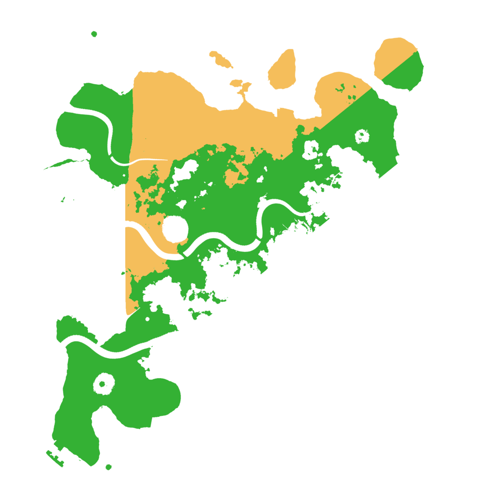 Biome Rust Map: Procedural Map, Size: 3500, Seed: 45012115