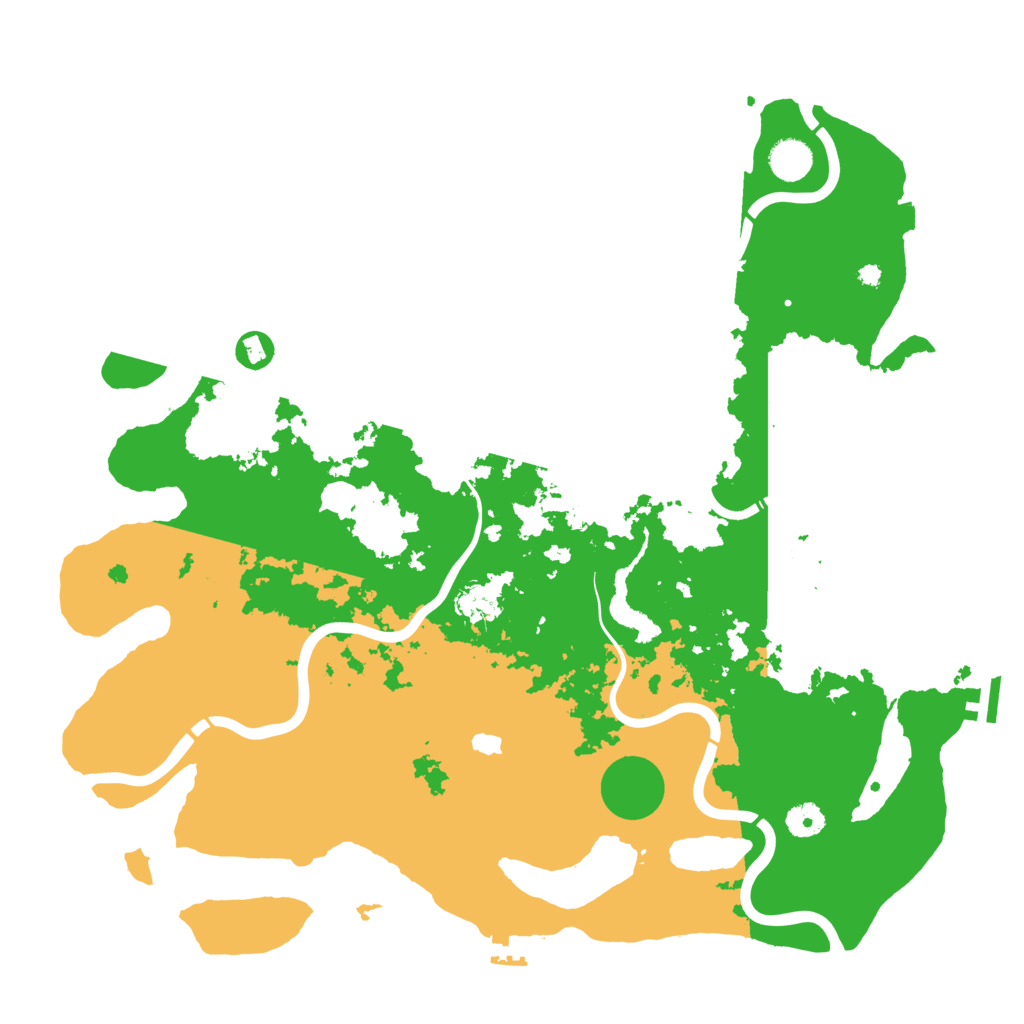 Biome Rust Map: Procedural Map, Size: 4250, Seed: 2091441159