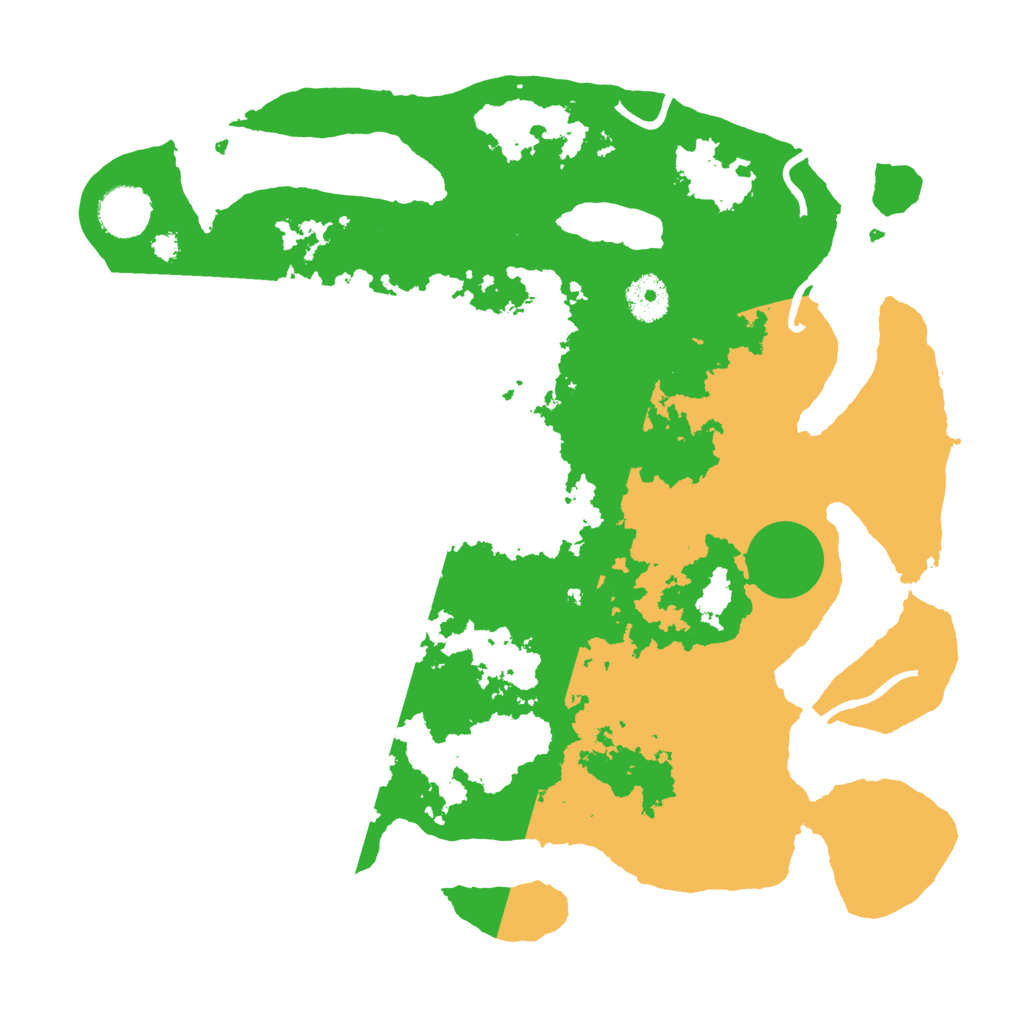 Biome Rust Map: Procedural Map, Size: 3500, Seed: 935178431