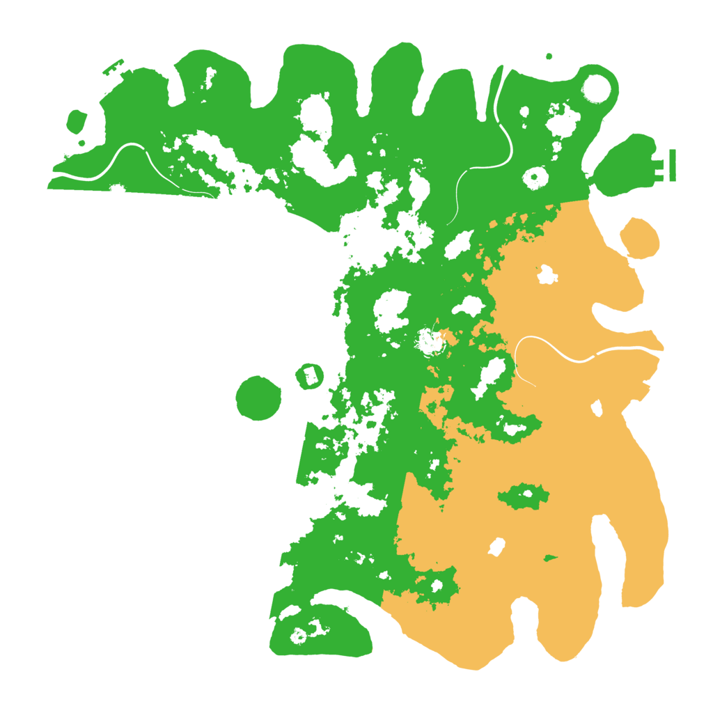 Biome Rust Map: Procedural Map, Size: 4500, Seed: 6478554