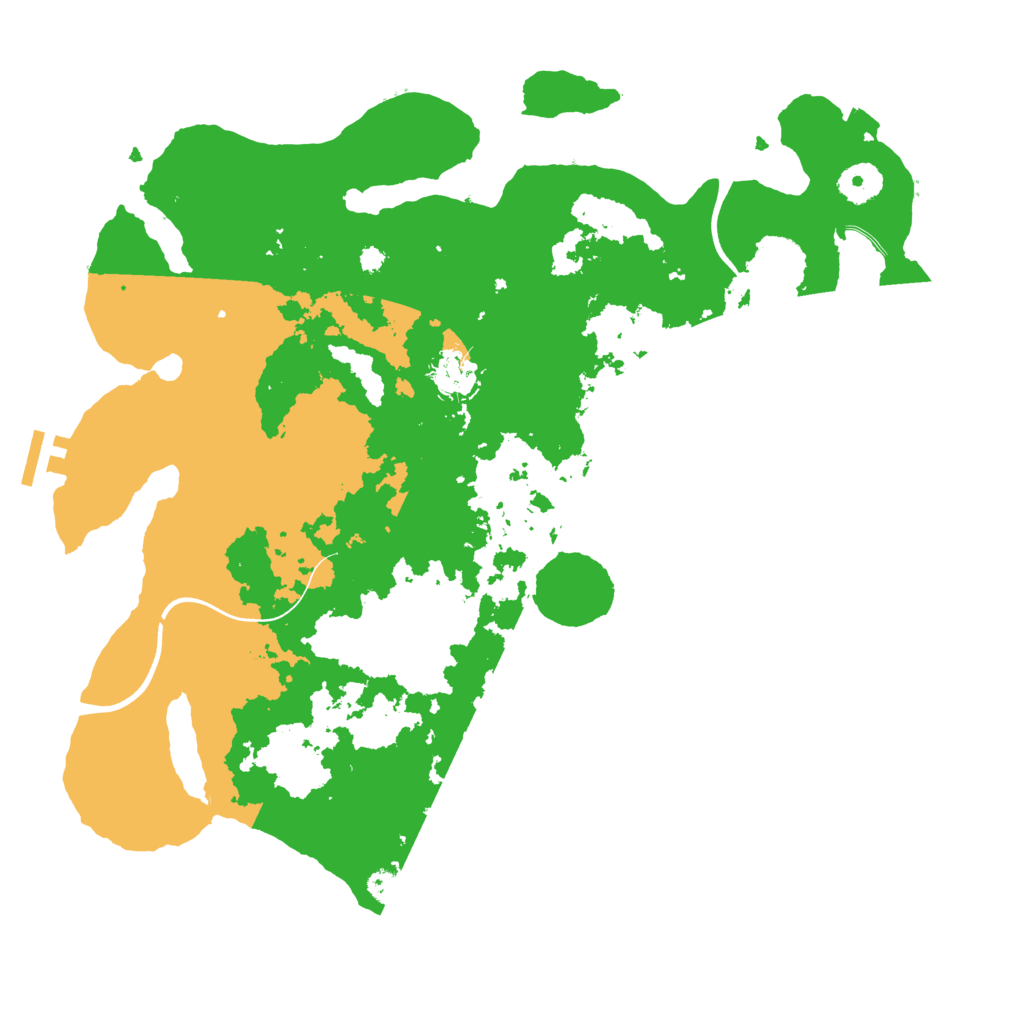 Biome Rust Map: Procedural Map, Size: 3700, Seed: 905777045