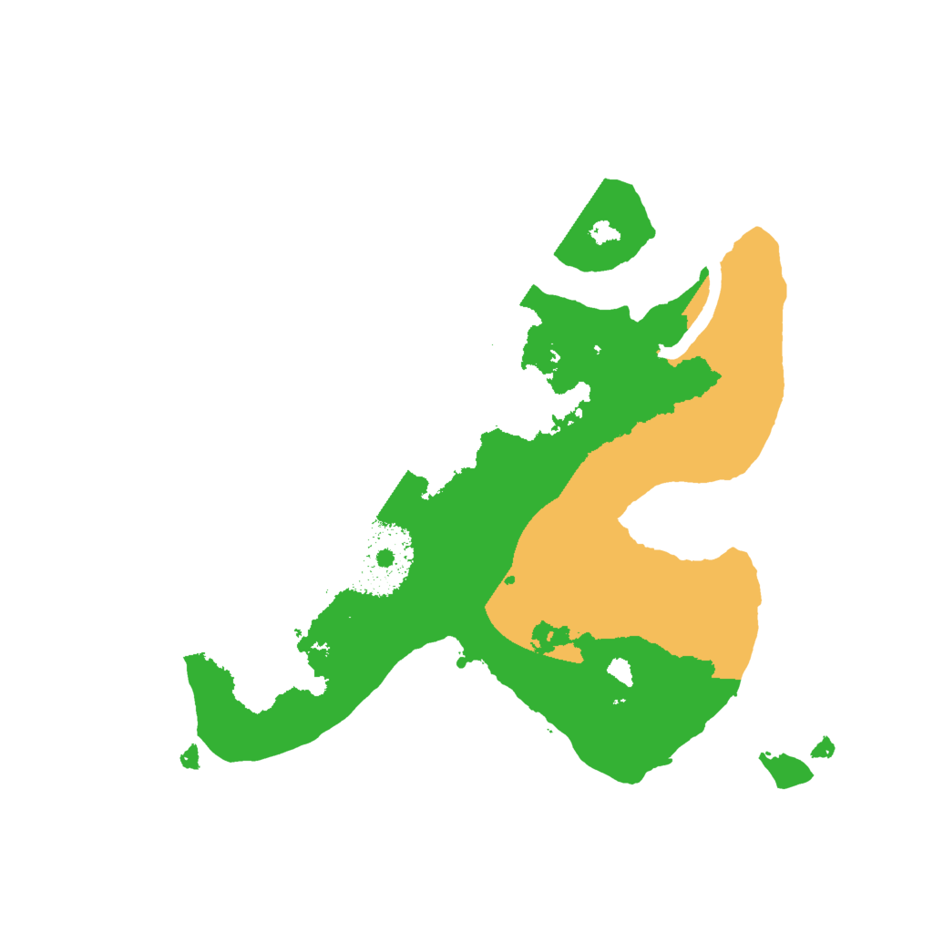 Biome Rust Map: Procedural Map, Size: 2000, Seed: 561255315