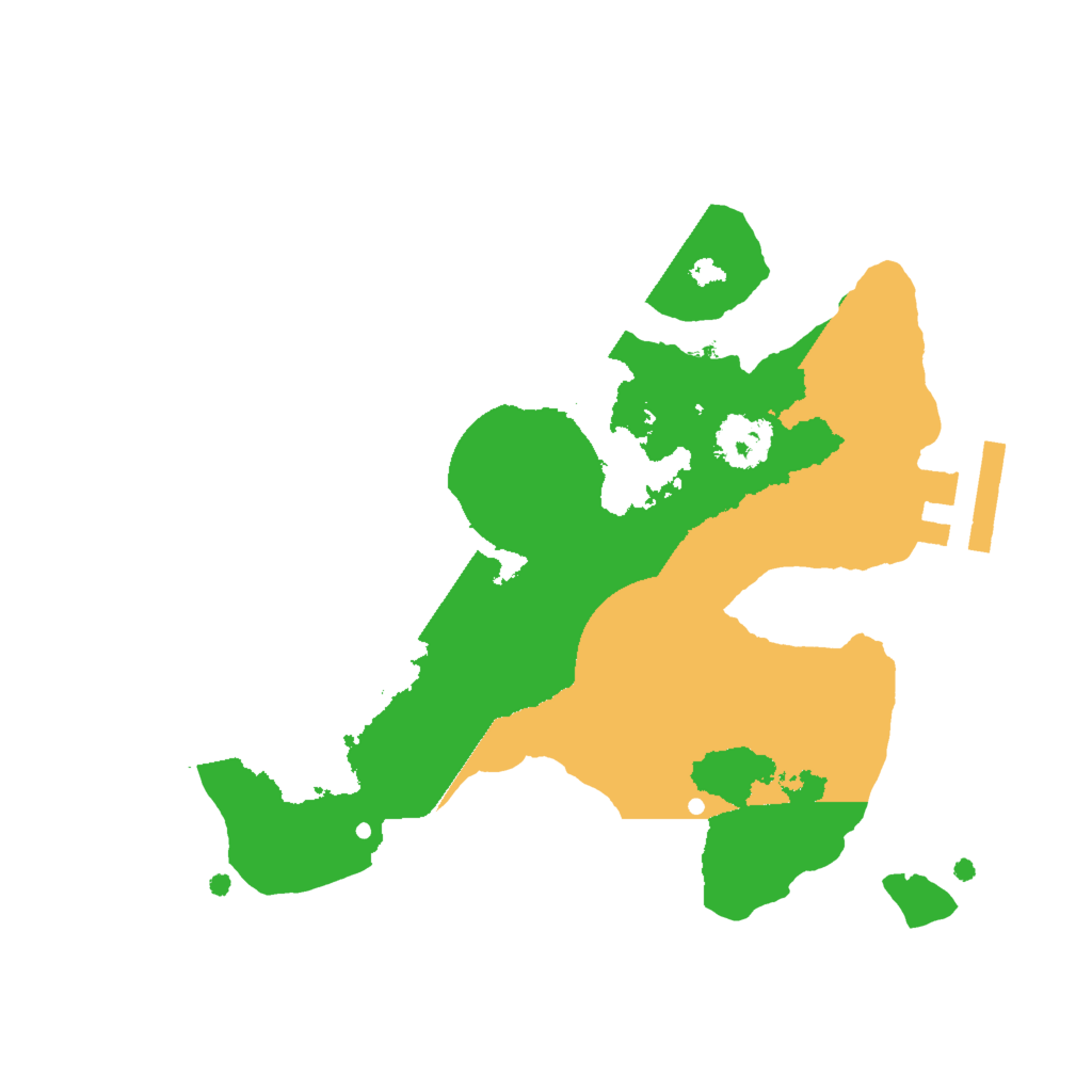 Biome Rust Map: Procedural Map, Size: 2000, Seed: 561255315