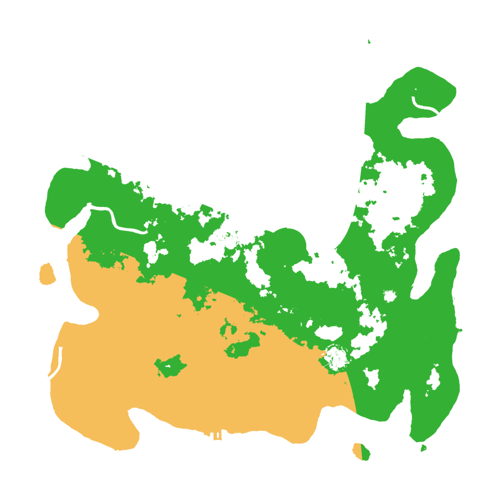 Biome Rust Map: Procedural Map, Size: 3700, Seed: 375024061