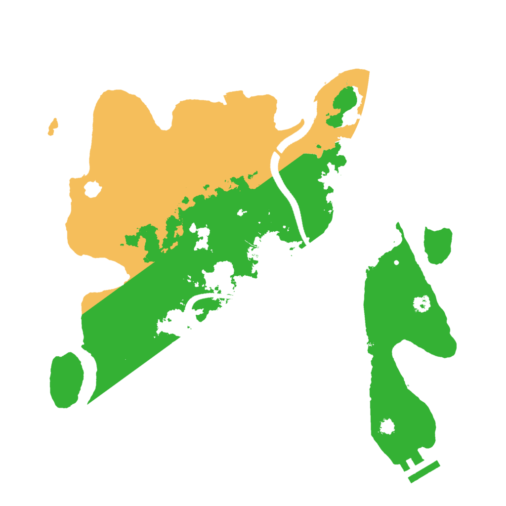 Biome Rust Map: Procedural Map, Size: 3000, Seed: 2094147594