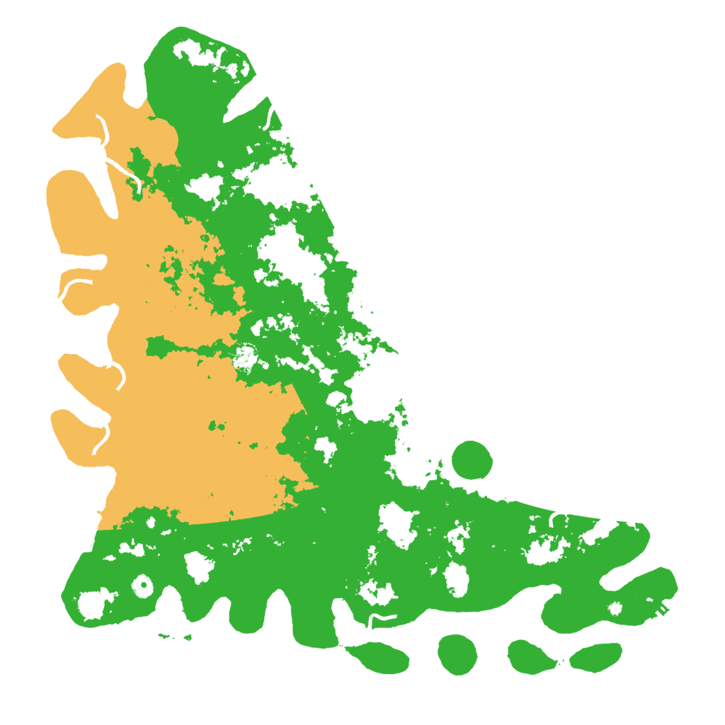 Biome Rust Map: Procedural Map, Size: 5000, Seed: 1302936622