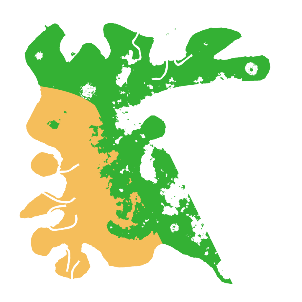 Biome Rust Map: Procedural Map, Size: 3600, Seed: 41662140