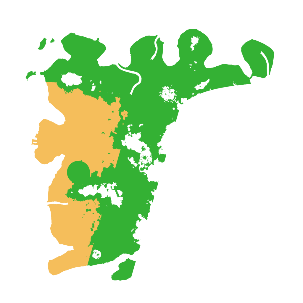 Biome Rust Map: Procedural Map, Size: 3500, Seed: 1403449436