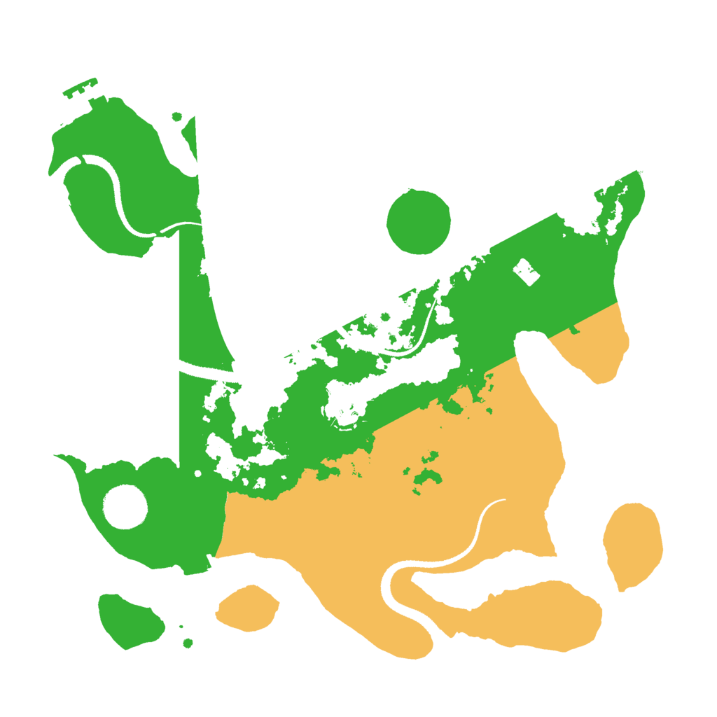 Biome Rust Map: Procedural Map, Size: 3000, Seed: 13584