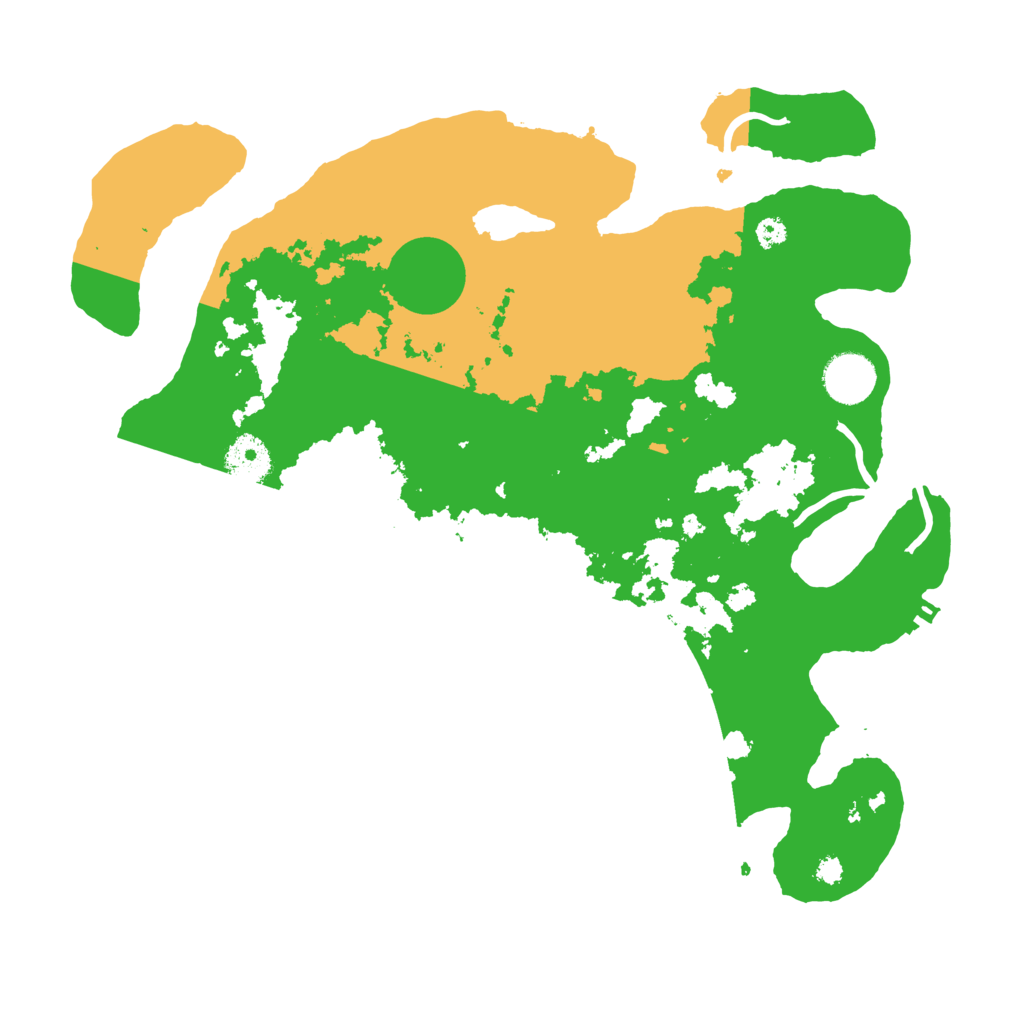 Biome Rust Map: Procedural Map, Size: 3500, Seed: 1192582936