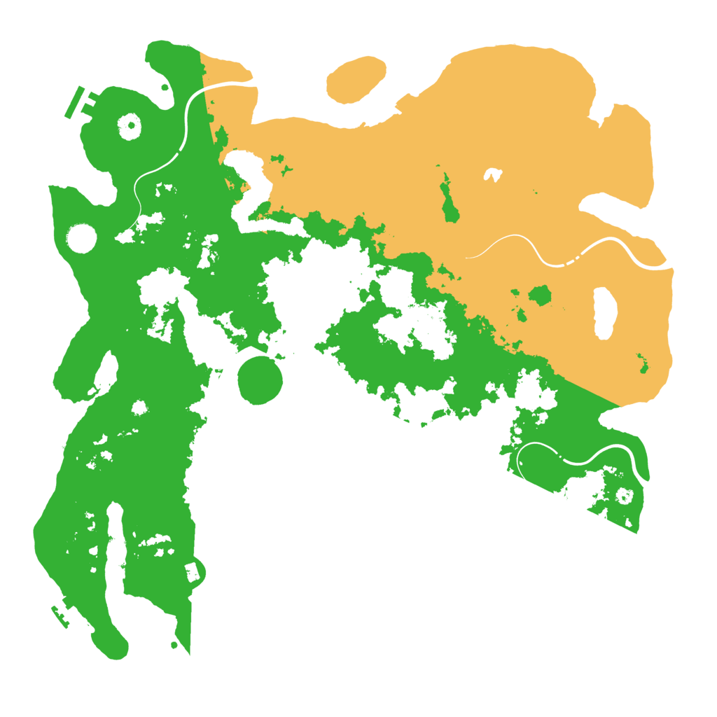 Biome Rust Map: Procedural Map, Size: 4250, Seed: 22399243