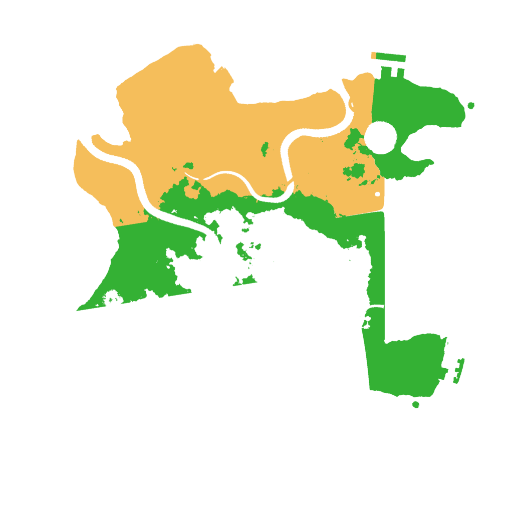 Biome Rust Map: Procedural Map, Size: 3000, Seed: 1991705838