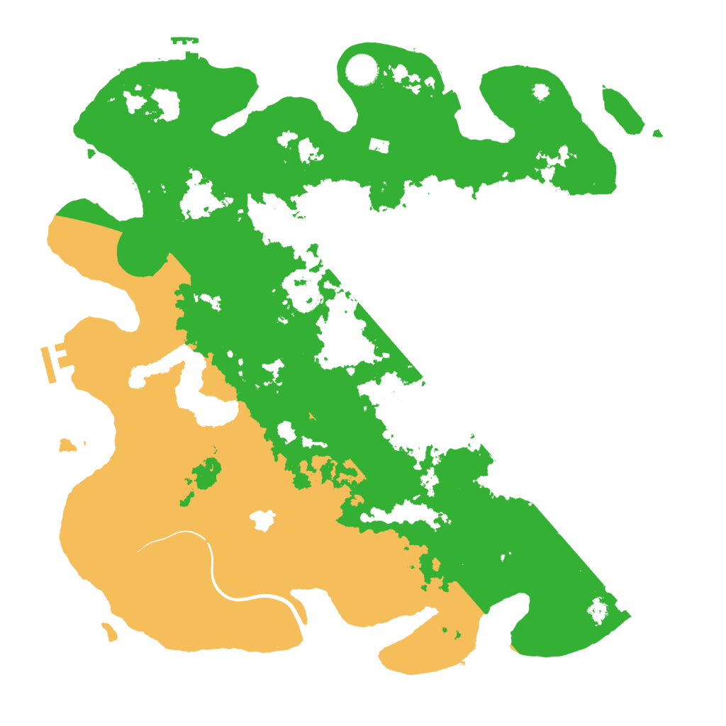 Biome Rust Map: Procedural Map, Size: 4000, Seed: 12312312