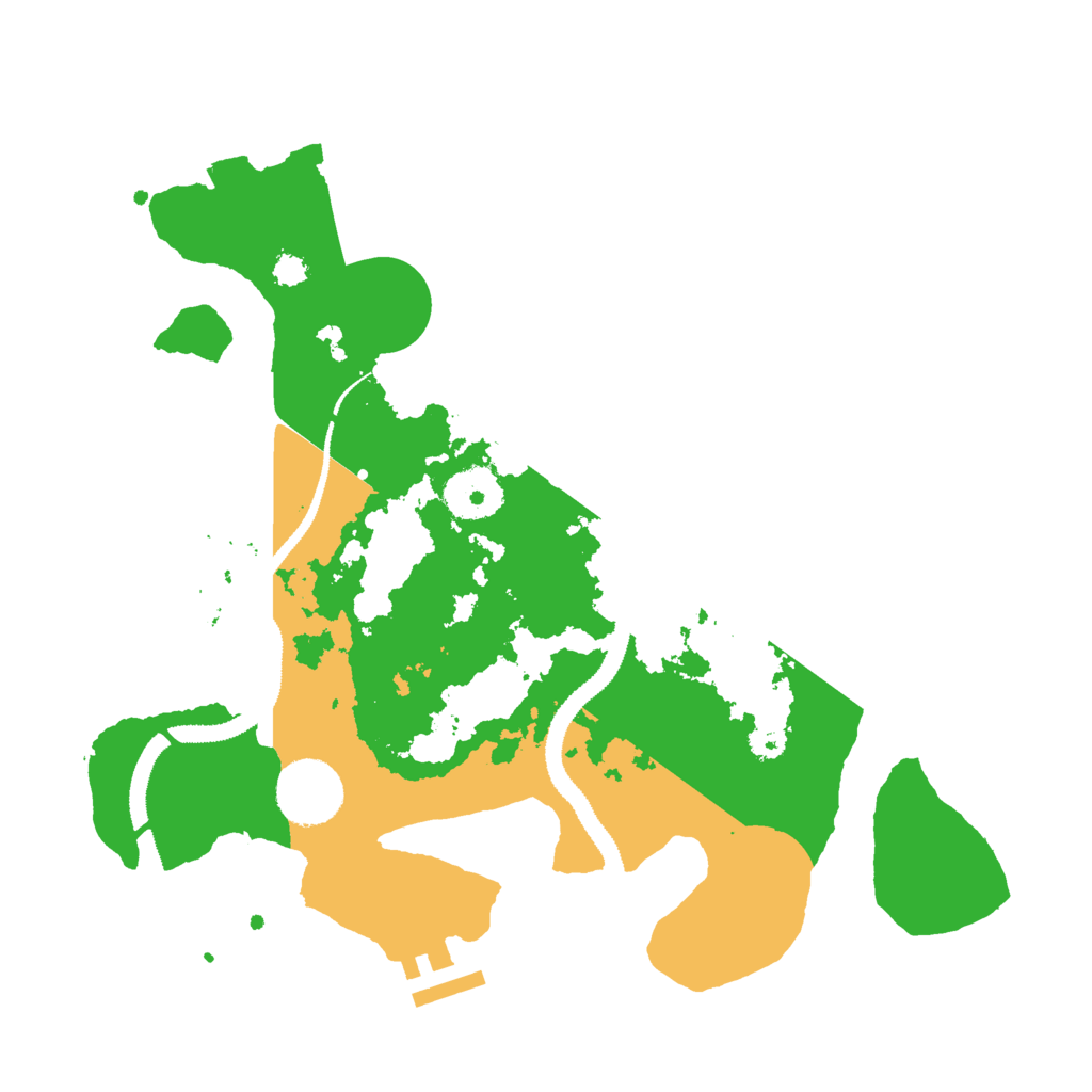 Biome Rust Map: Procedural Map, Size: 3000, Seed: 154552727