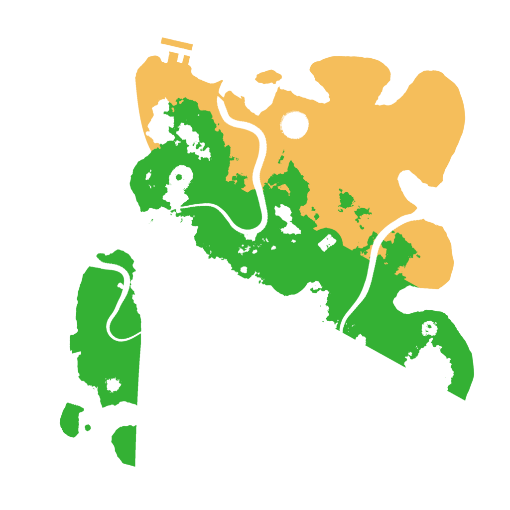 Biome Rust Map: Procedural Map, Size: 3250, Seed: 180824864