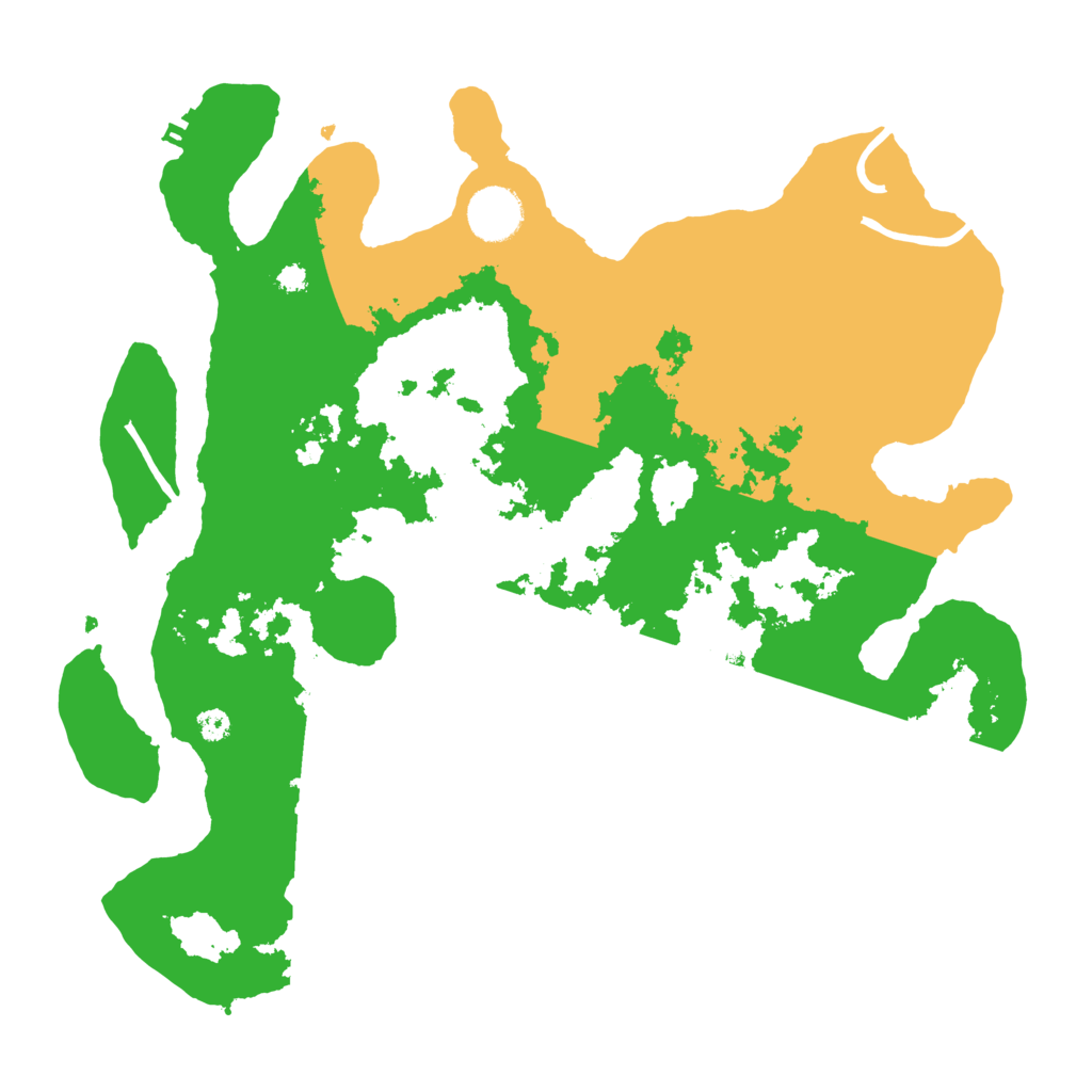 Biome Rust Map: Procedural Map, Size: 3500, Seed: 1110898003