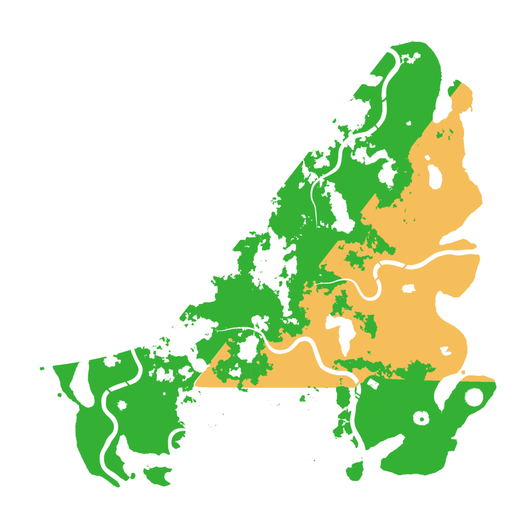 Biome Rust Map: Procedural Map, Size: 5000, Seed: 1535136157