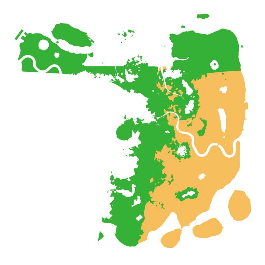 Biome Rust Map: Procedural Map, Size: 4500, Seed: 754826141
