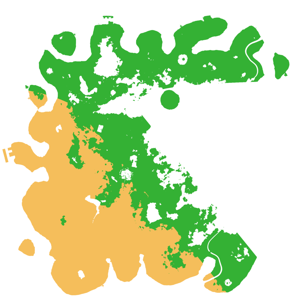Biome Rust Map: Procedural Map, Size: 4500, Seed: 292235501