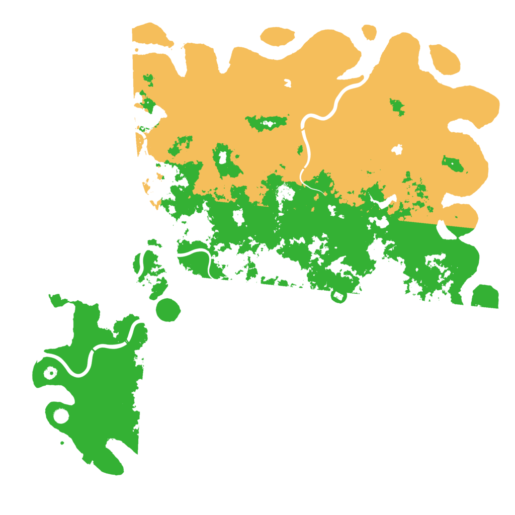Biome Rust Map: Procedural Map, Size: 6000, Seed: 268435419