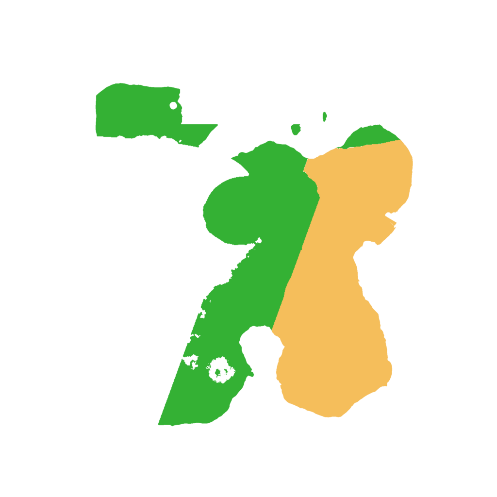 Biome Rust Map: Procedural Map, Size: 2000, Seed: 52031007