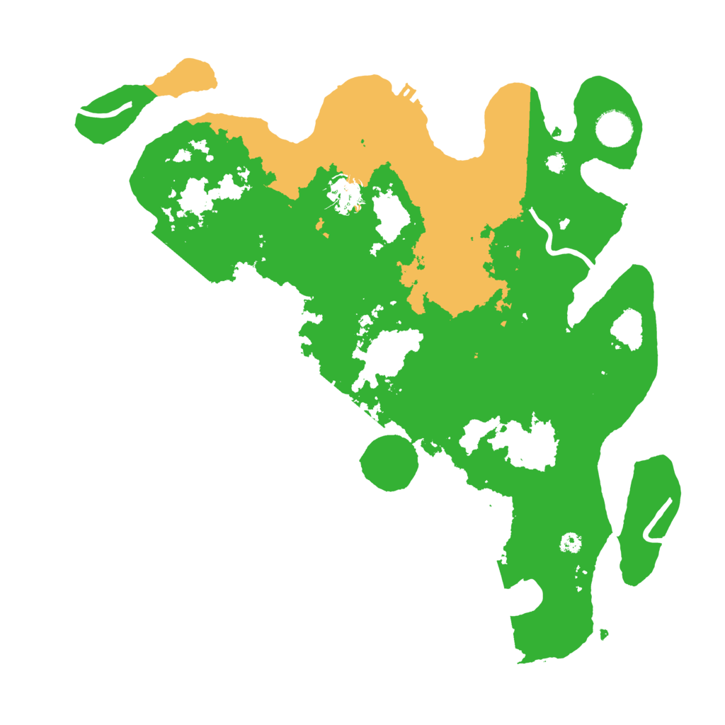 Biome Rust Map: Procedural Map, Size: 3500, Seed: 98748