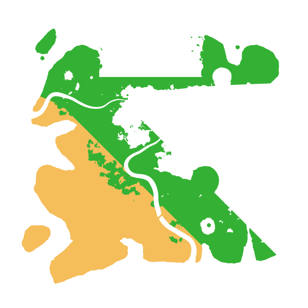 Biome Rust Map: Procedural Map, Size: 3000, Seed: 89943