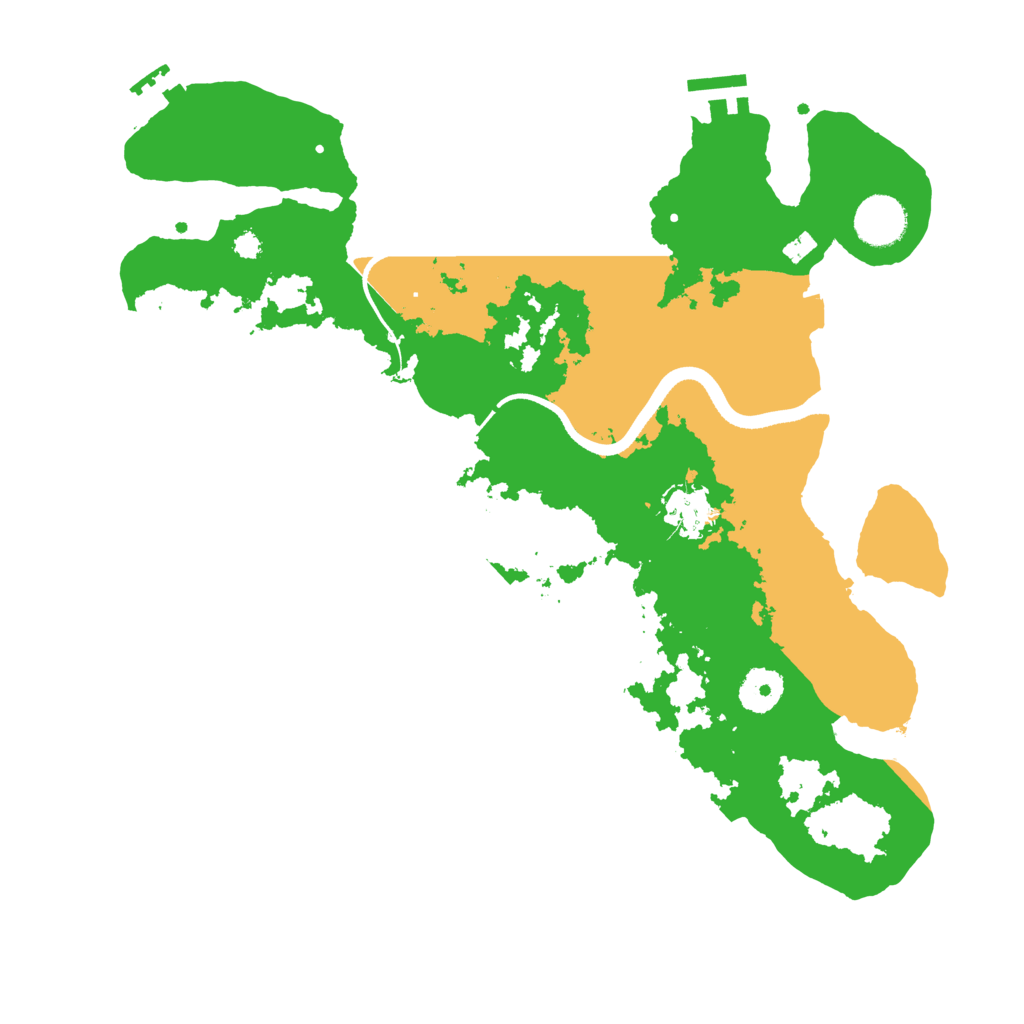Biome Rust Map: Procedural Map, Size: 3500, Seed: 1429053815