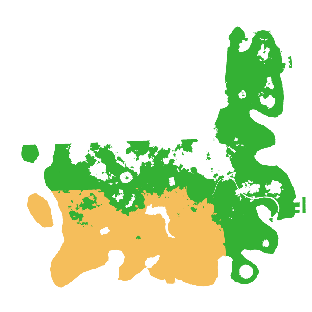 Biome Rust Map: Procedural Map, Size: 4000, Seed: 654452