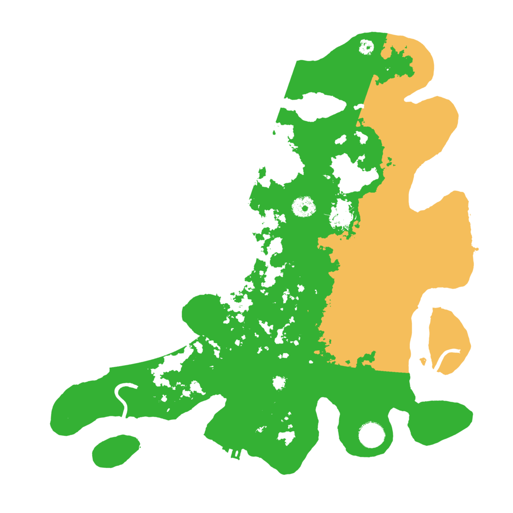 Biome Rust Map: Procedural Map, Size: 3500, Seed: 1046244192