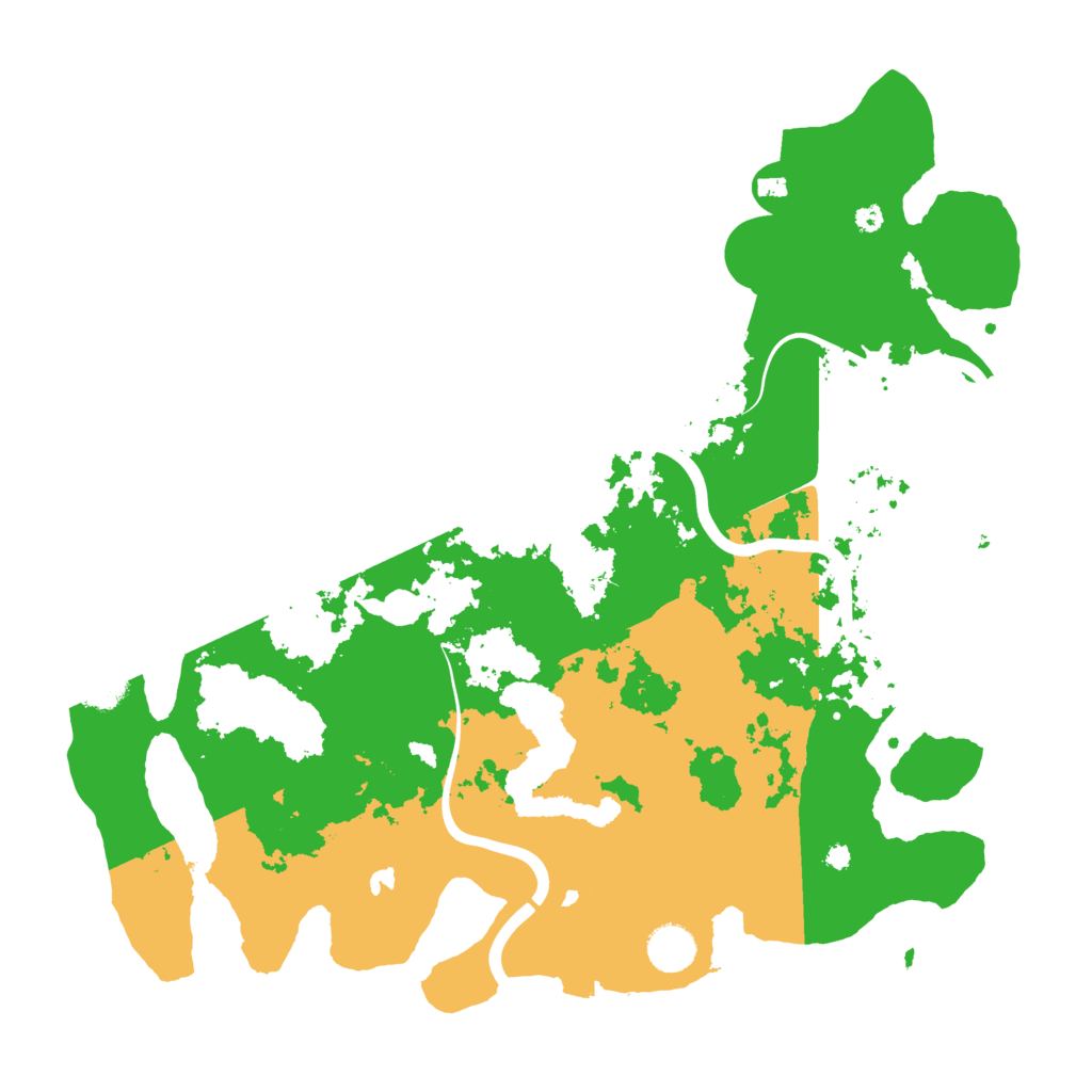 Biome Rust Map: Procedural Map, Size: 4000, Seed: 2548962