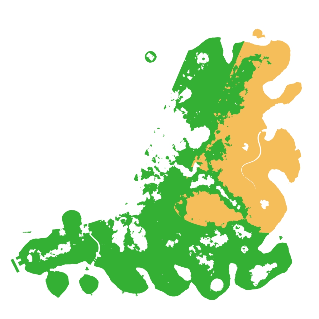 Biome Rust Map: Procedural Map, Size: 4500, Seed: 85998856
